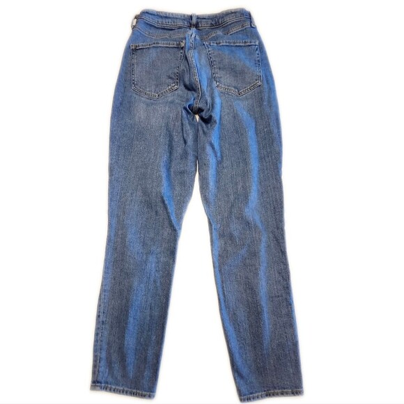 5/$55 Old Navy High Rise Curvy O.G. Straight Secret Smooth Pockets, 8 Tall - Picture 3 of 7